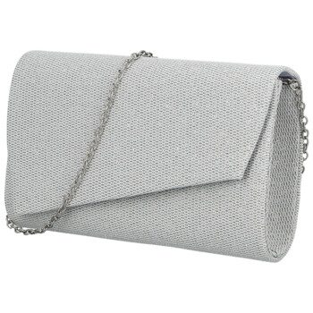 Dámska listová kabelka strieborná - Michelle Moon Keyra