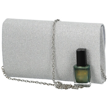 Dámska listová kabelka strieborná - Michelle Moon Keyra