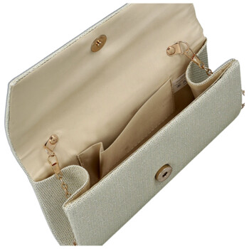 Dámska listová kabelka zlatá - Michelle Moon Keyra