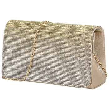 Dámska listová kabelka zlatá - Michelle Moon Trina