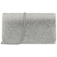 Dámska listová kabelka strieborná - Michelle Moon Trina