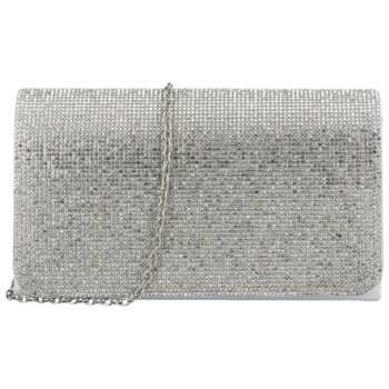 Dámska listová kabelka strieborná - Michelle Moon Trina