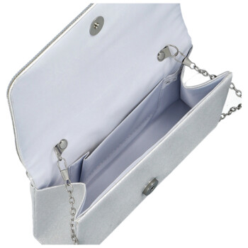 Dámska listová kabelka strieborná - Michelle Moon Trina