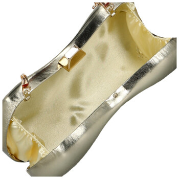 Dámska listová kabelka zlatá - Michelle Moon Editta