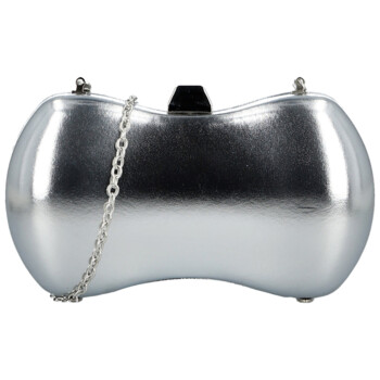 Dámska listová kabelka strieborná - Michelle Moon Editta