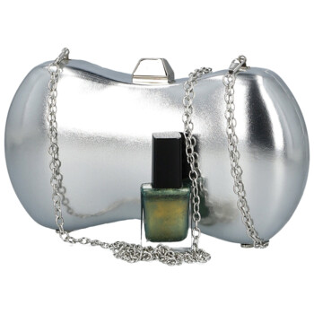 Dámska listová kabelka strieborná - Michelle Moon Editta