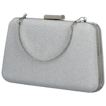 Dámska listová kabelka strieborná - Michelle Moon Galiana