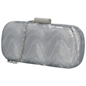 Dámska listová kabelka strieborná - Michelle Moon Gineta