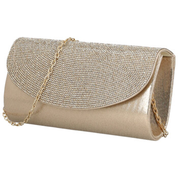 Dámska listová kabelka zlatá - Michelle Moon Adelle