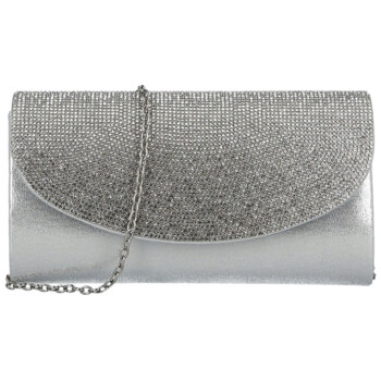 Dámska listová kabelka strieborná - Michelle Moon Adelle
