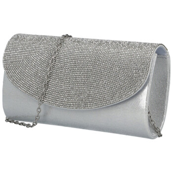 Dámska listová kabelka strieborná - Michelle Moon Adelle