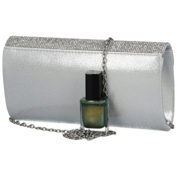 Dámska listová kabelka strieborná - Michelle Moon Adelle