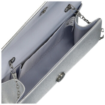 Dámska listová kabelka strieborná - Michelle Moon Adelle