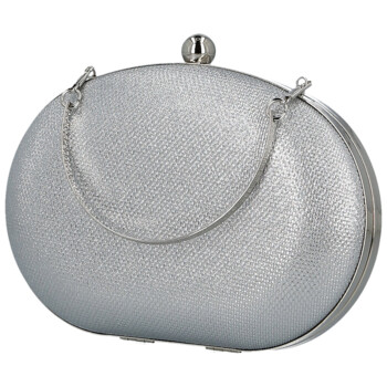 Dámska listová kabelka strieborná - Michelle Moon Alita