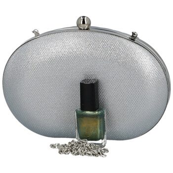 Dámska listová kabelka strieborná - Michelle Moon Alita