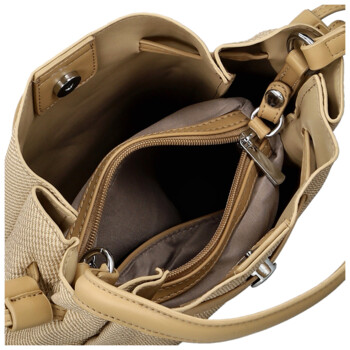 Dámska kabelka na rameno béžová - Firenze Emili