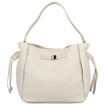 Dámska kabelka na rameno krémová - Firenze Emili