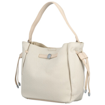 Dámska kabelka na rameno krémová - Firenze Emili