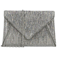 Dámska listová kabelka strieborná - Michelle Moon Aika