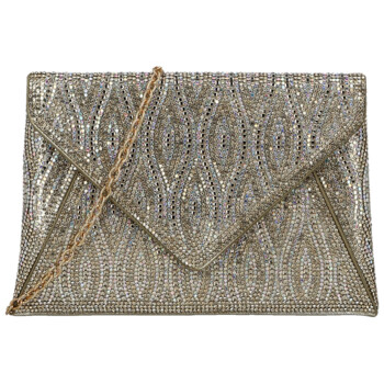 Dámska listová kabelka zlatá - Michelle Moon Aika