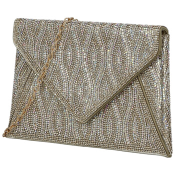 Dámska listová kabelka zlatá - Michelle Moon Aika