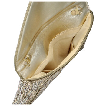 Dámska listová kabelka zlatá - Michelle Moon Aika