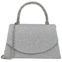Dámska listová kabelka strieborná - Michelle Moon Petrina