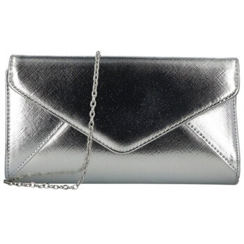 Dámska listová kabelka strieborná - Michelle Moon Vala