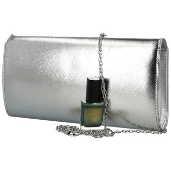 Dámska listová kabelka strieborná - Michelle Moon Vala