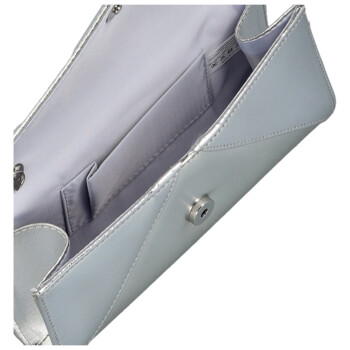 Dámska listová kabelka strieborná - Michelle Moon Vala