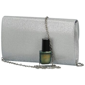 Dámska listová kabelka strieborná - Michelle Moon Skyler