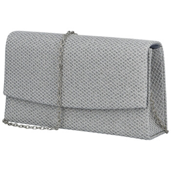 Dámska listová kabelka strieborná - Michelle Moon Sanrine