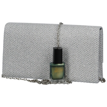 Dámska listová kabelka strieborná - Michelle Moon Sanrine