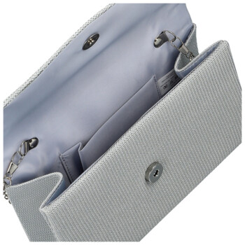 Dámska listová kabelka strieborná - Michelle Moon Altana