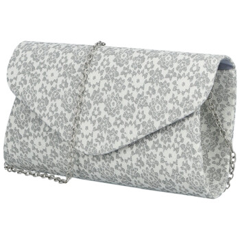 Dámska listová kabelka strieborná - Michelle Moon Aspasia