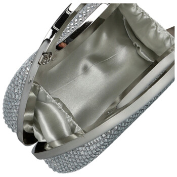 Dámska listová kabelka strieborná - Michelle Moon Fabia