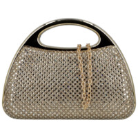 Dámska listová kabelka zlatá - Michelle Moon Fabia