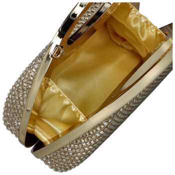 Dámska listová kabelka zlatá - Michelle Moon Fabia