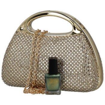 Dámska listová kabelka zlatá - Michelle Moon Fabia