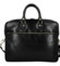 Kožená business taška čierna - Delami Vera Pelle Evarist