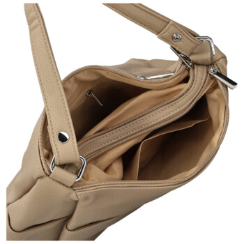 Dámska kabelka na rameno béžová - Firenze Edina