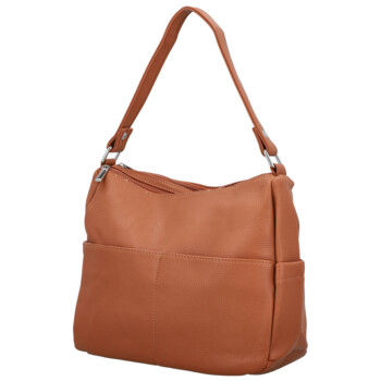 Dámska kabelka na rameno hnedá - Firenze Edina