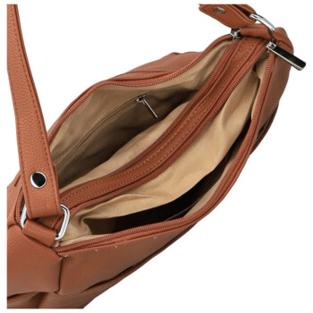 Dámska kabelka na rameno hnedá - Firenze Edina