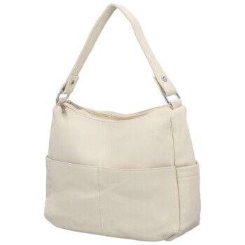 Dámska kabelka na rameno krémová - Firenze Edina