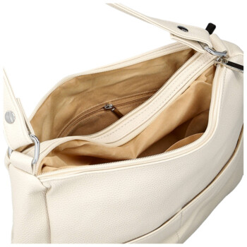 Dámska kabelka na rameno krémová - Firenze Edina