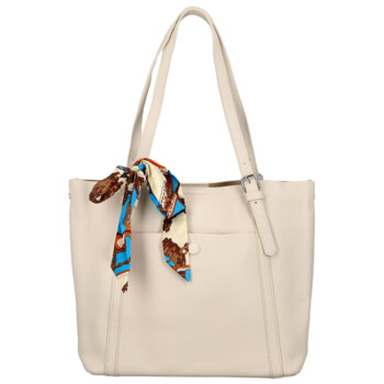 Dámska kabelka na rameno krémová - Firenze Raven