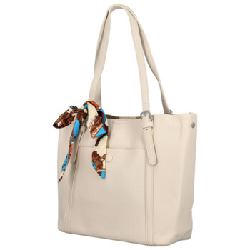 Dámska kabelka na rameno krémová - Firenze Raven