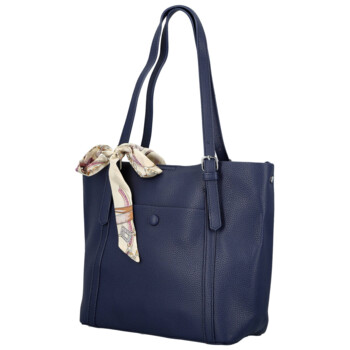 Dámska kabelka na rameno tmavo modrá - Firenze Raven