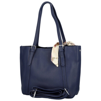 Dámska kabelka na rameno tmavo modrá - Firenze Raven