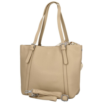 Dámska kabelka na rameno béžová - Firenze Raven